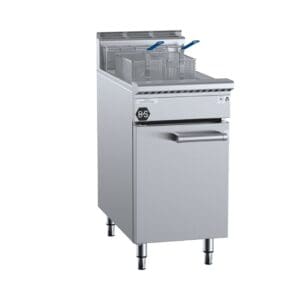 B+S Black TF-451 Single Pan Turbo Fryer with 2 Baskets