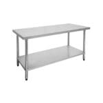 1200mm Wide Economic stainless steel Flat Work Bench 700mm Deep