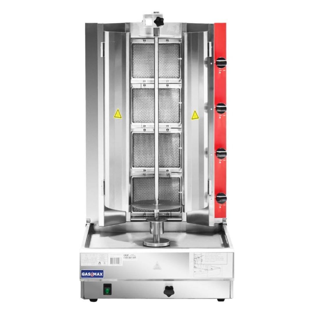 Semi-Automatic Gas Kebab Machine 4 Burner KB-4