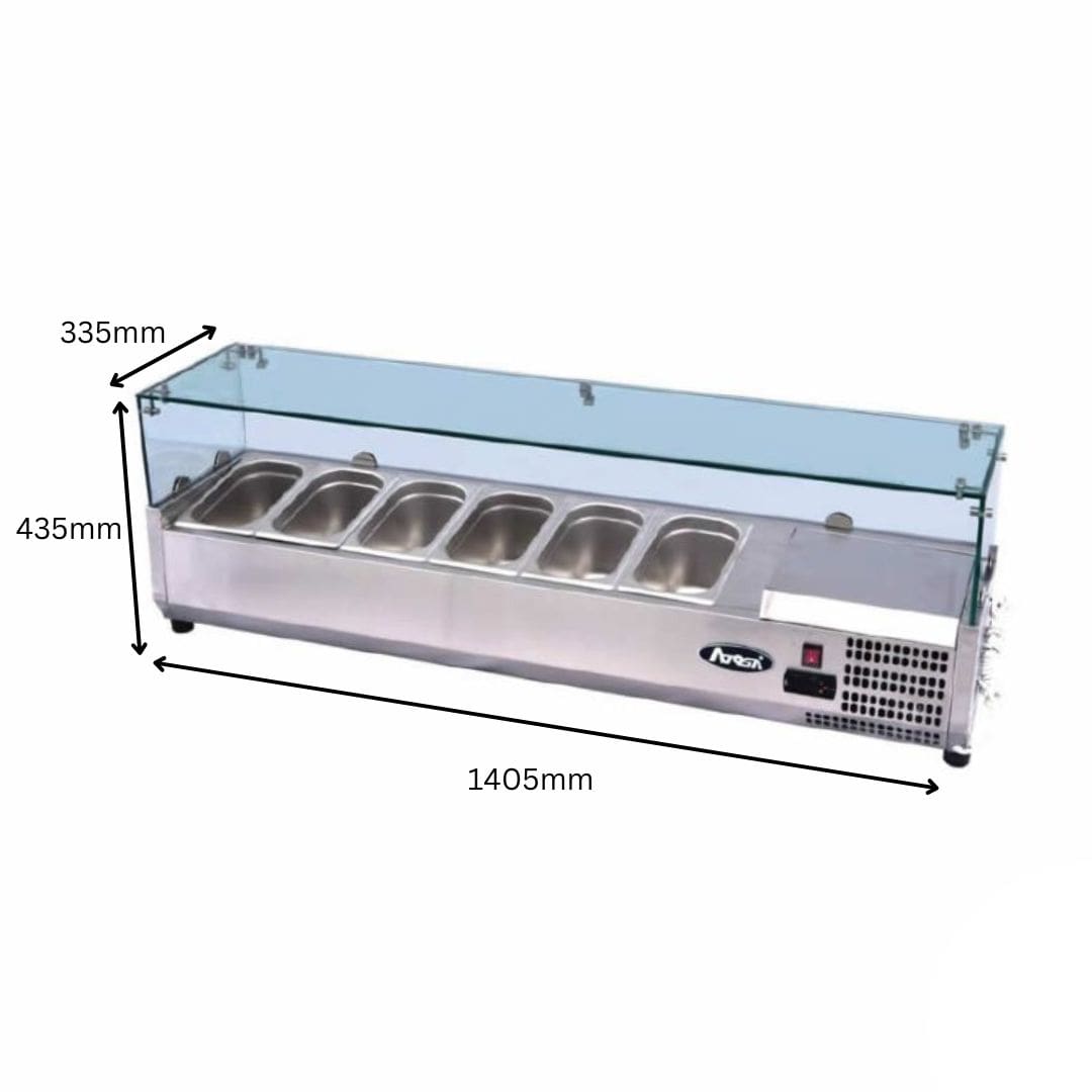 Atosa ESL3861 Countertop Salad Bar Fridge