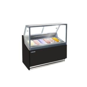 ALL-FROZEN Sunshine 6 Tub Gelato Display Freezer GGM_DE6