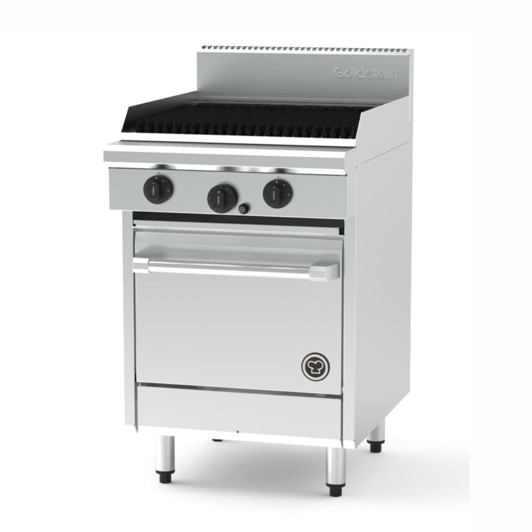 Goldstein PF24Q20-X Gas Chargrill with Oven 600mm