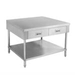1200mm Work Bench with 2 Drawers and Undershelf SWBD-7-1200