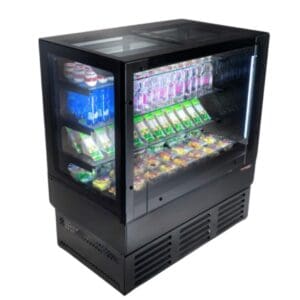 Tecnodom EVO Self Serve Fridge Black Low Height TDEVO-120V