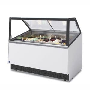 Iarp Gelato Ice Cream Freezer 16 Tub White - Delight 16
