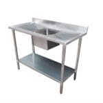 Modular System Single Centre Sink Bench 1500x600mm