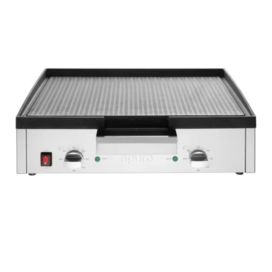 Apuro HT762-A Large Electric Cast Iron Griddle 615mm