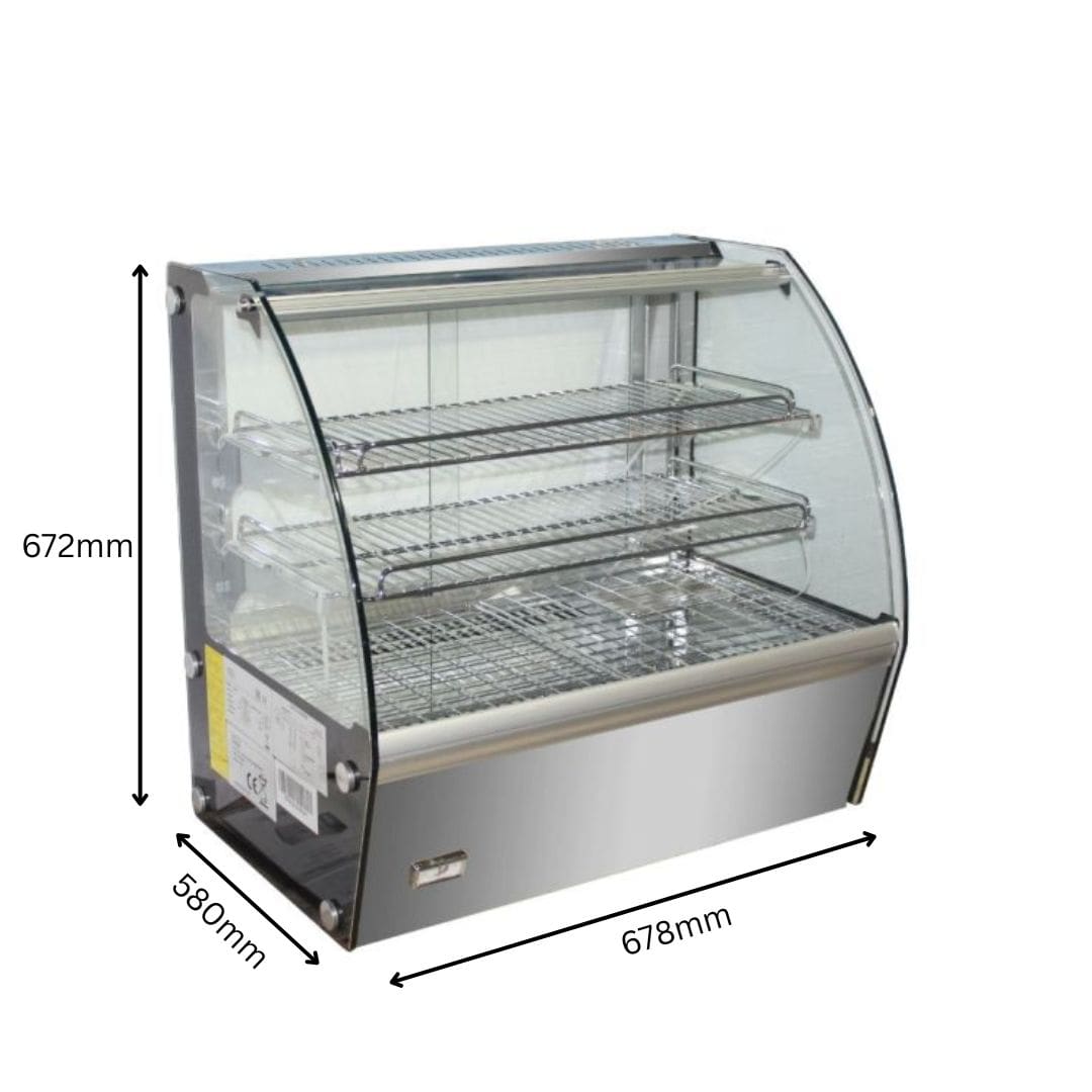 Bonvue Curved Glass Countertop Food Warmer HTH120N