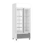 Thermaster 580L Double Door Upright Drink Fridge White LG-580P
