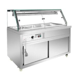 Thermaster Wet and Dry Bain Marie 4 x 1/1 GN Pans PG150FE-XG