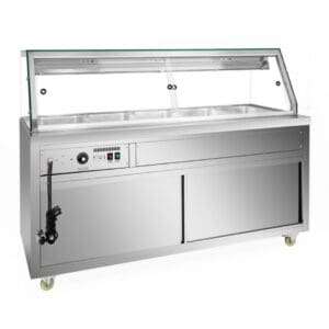Thermaster Wet and Dry Bain Marie 5 x 1/1 GN Pans PG180FE-XG