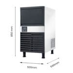 Blizzard SN-120P UnderBench Cube Ice Maker 55kg/Day 18kg Bin