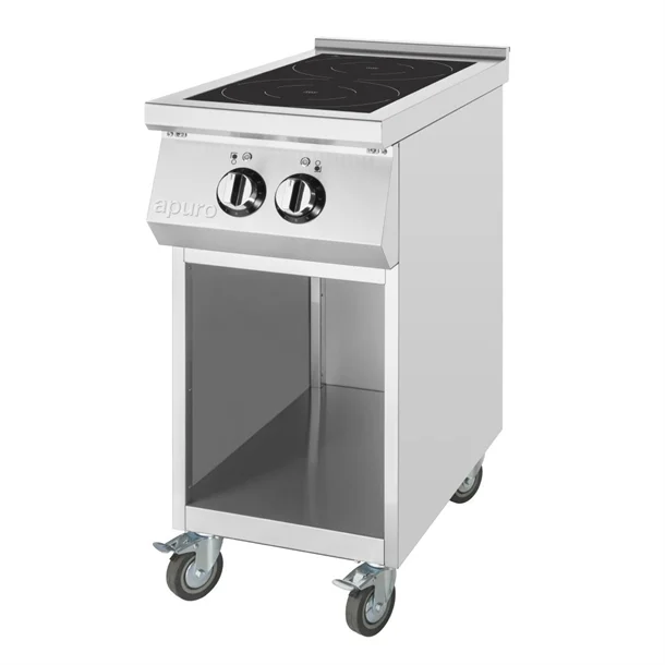 Apuro CU487-A Freestanding 2 Zone Induction Stove