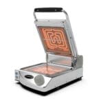 Spidocook SPE-SP010PT Glass Ceramic Single Contact Grill | Flat Plate Transparent