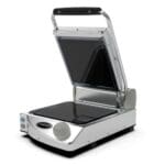 Spidocook SPE-SP010PR Glass Ceramic Contact Grill | Black Ripped Top Flat Bottom