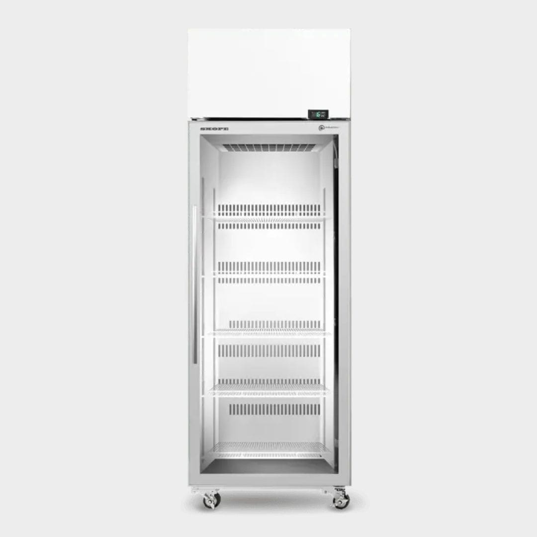 Skope TME650N-A ActiveCore top mounted 1 door upright display fridge