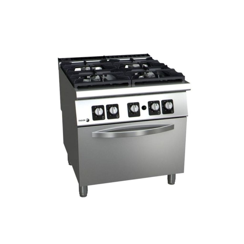 Fagor C-G941H Kore 900 Series 4 Burner Gas Stove with Oven