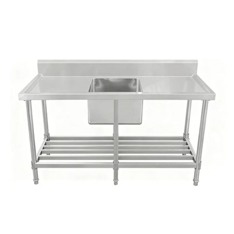 Kitchenknock 622287 Single Centre Sink Bench 2100mm 700mm Deep