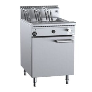 B+S Black NC-9 9 Basket Gas Noodle Cooker