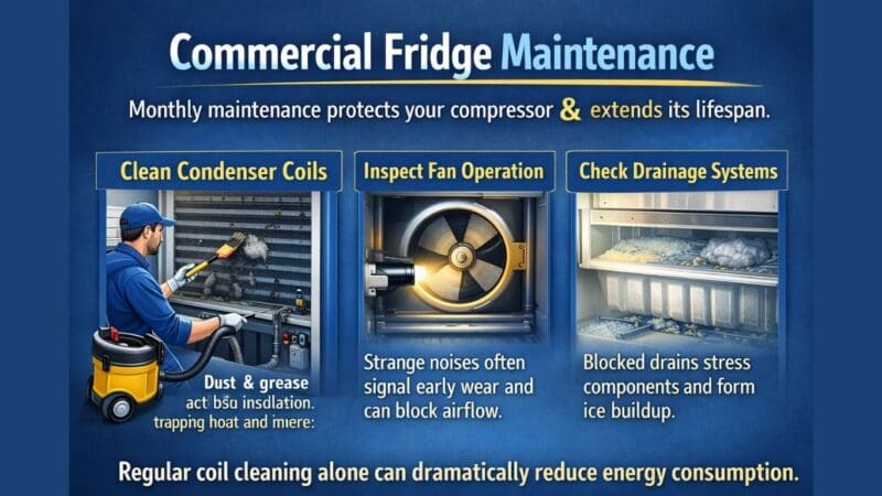 commercial fridge maintenance tips