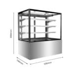 BONVUE SF840V Cake Display 1200mm 3 Shelves