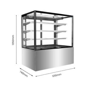 BONVUE SF840V Cake Display 1200mm 3 Shelves