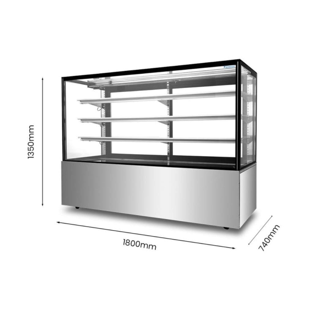 BONVUE 1800mm wide Cake Display with 3 Shelves SF860V