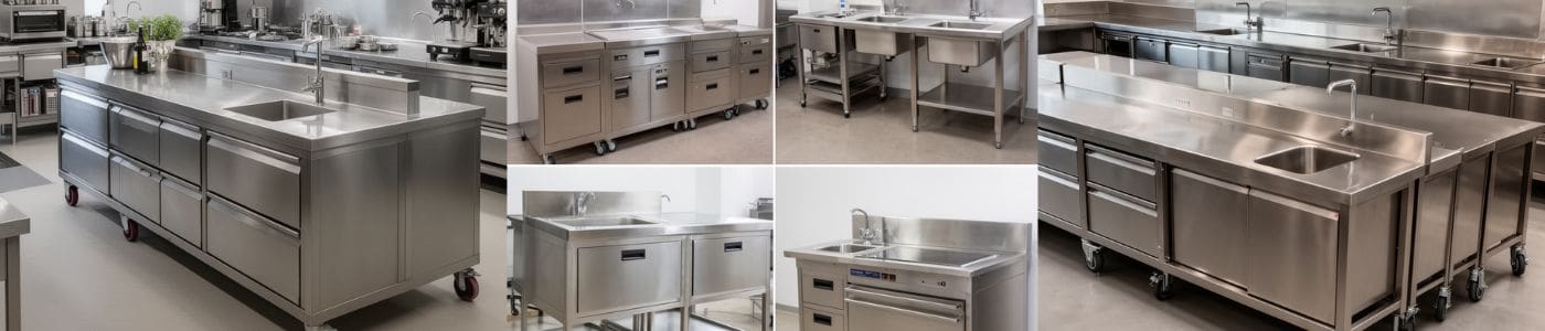 stainless steel benches for kitchen