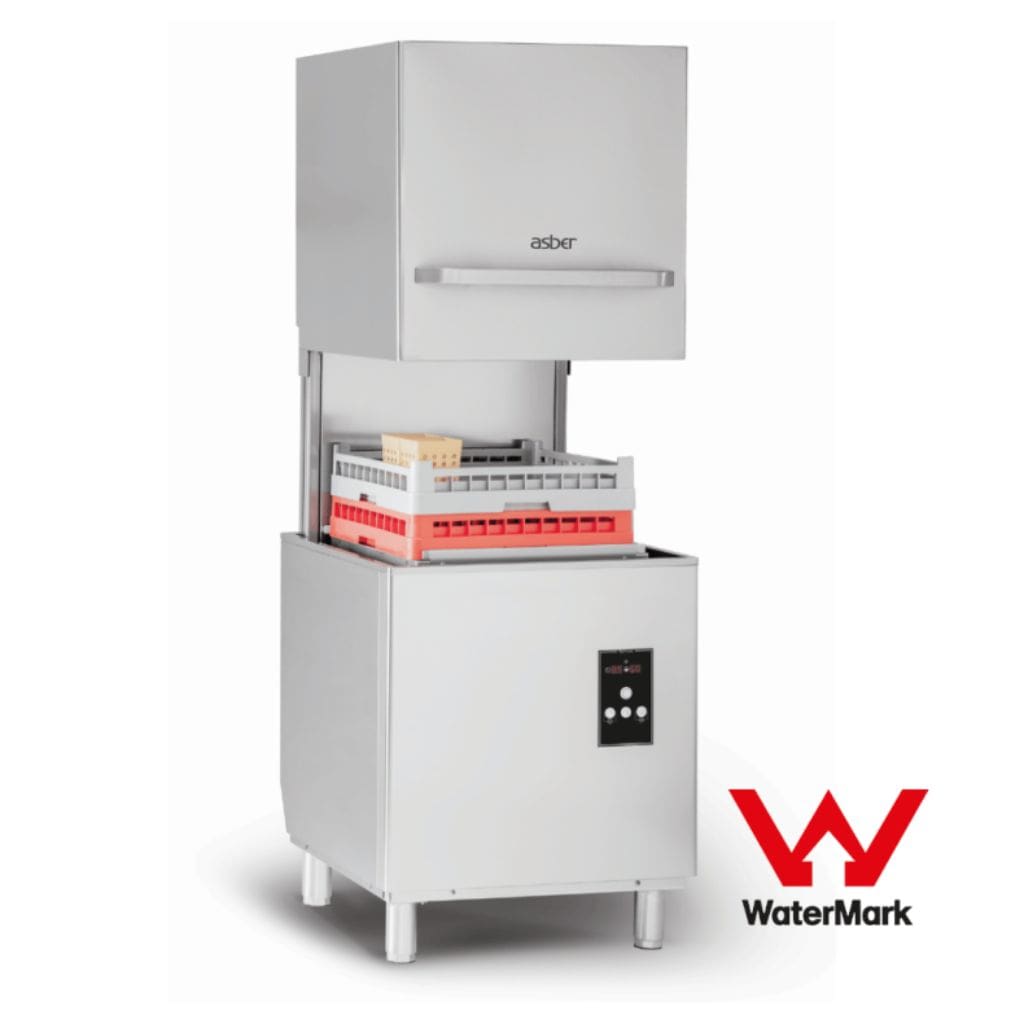 Asber GE-H500BDD Pass Through Dishwasher with Drain Pump