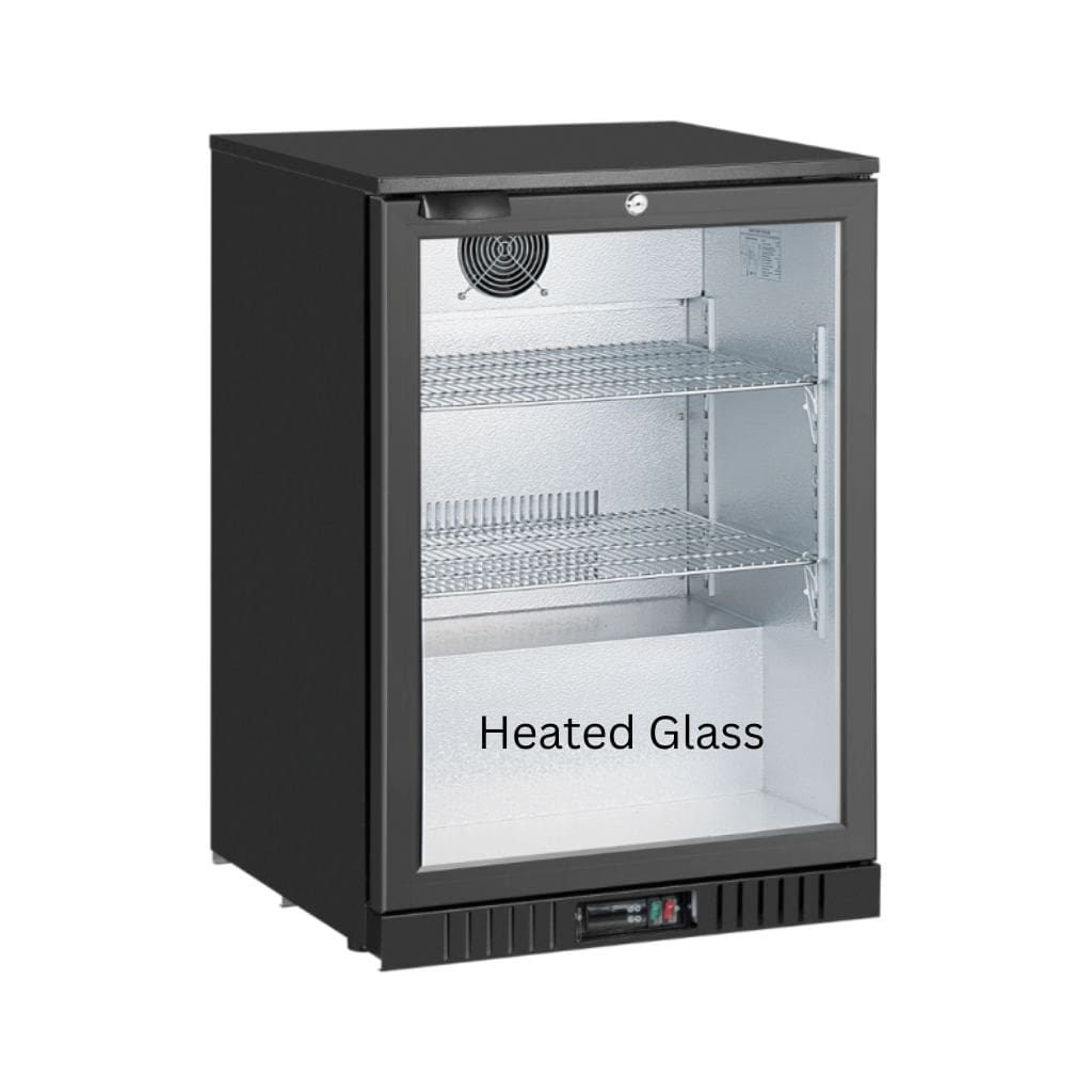 Thermaster LG-138TD 121L Single Heated Glass Door Bar Fridge