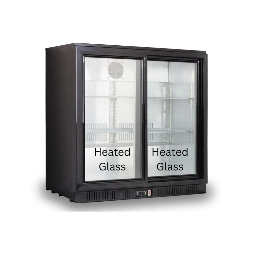 Thermaster LG-208TD 188L Double Heated Glass Door Bar Fridge