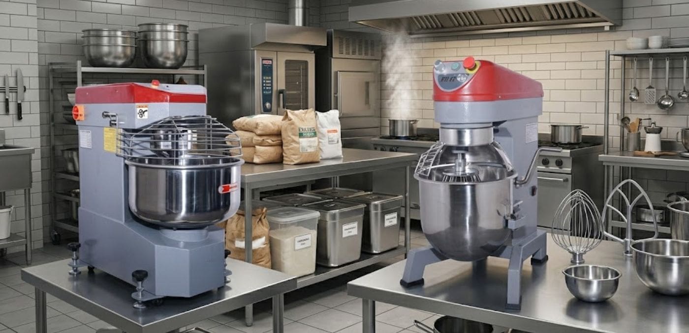 planetary mixer vs spiral mixer