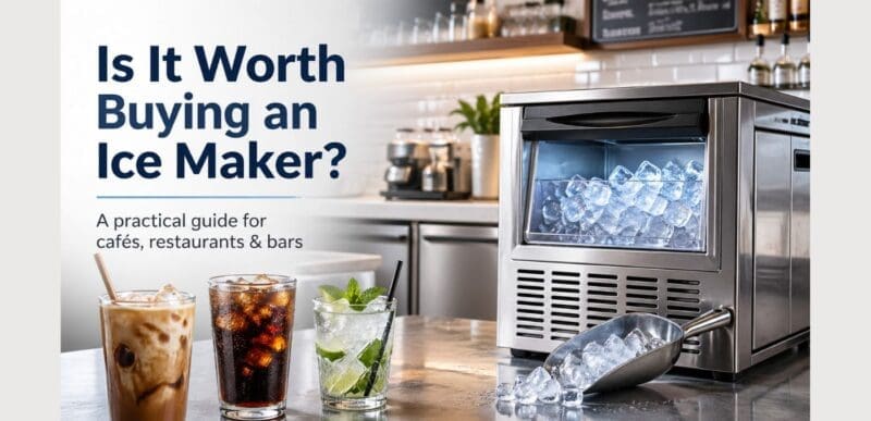 ice maker with icy drinks