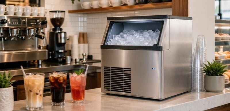 an ice maker for cafe