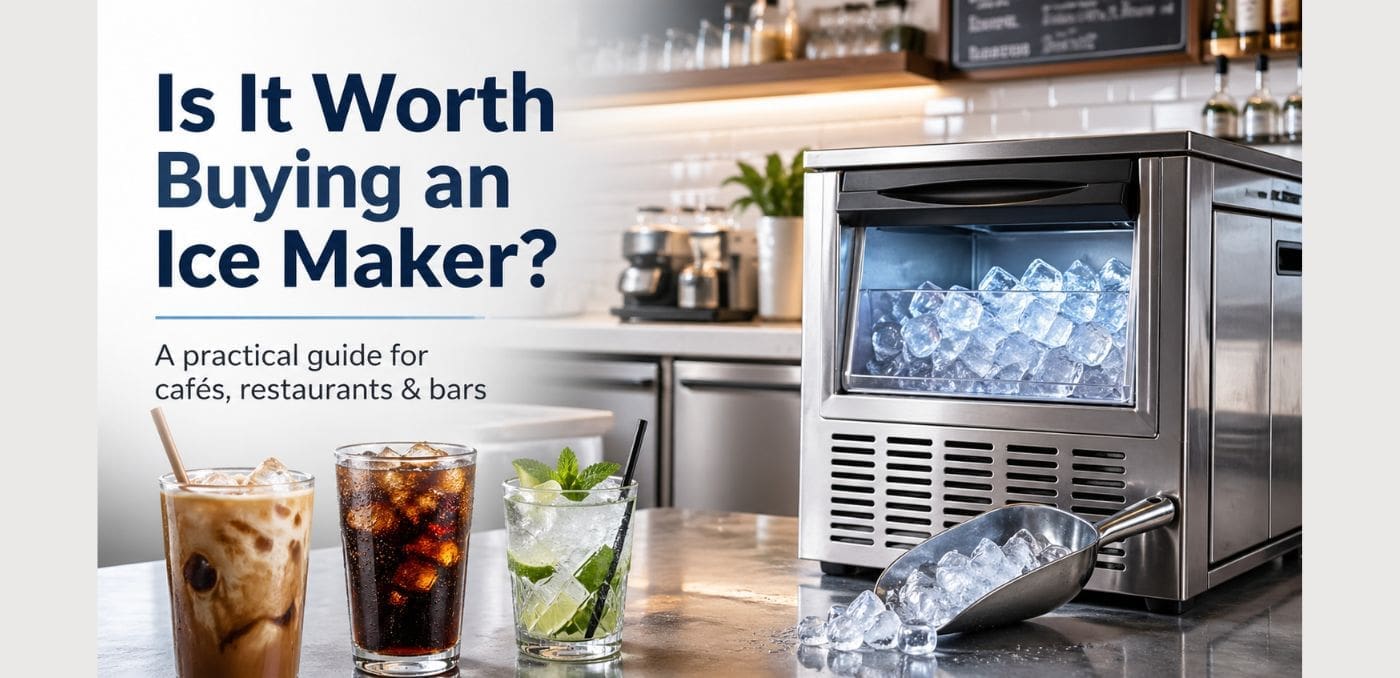 ice maker with icy drinks