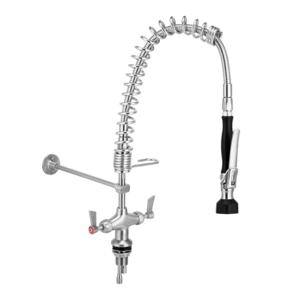 3Monkeez Compact Dual Hob Mounted Pre Rinse Unit T-3M53007-C