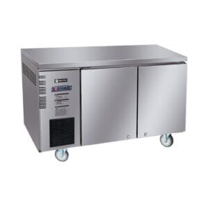 Besttop 600mm Deep 2 Door Under Bench Fridge 1200mm 215L