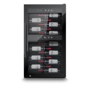 CASO 178 Litre dual Zone Wine Fridge | 51 Bottle Capacity WF-178-PD
