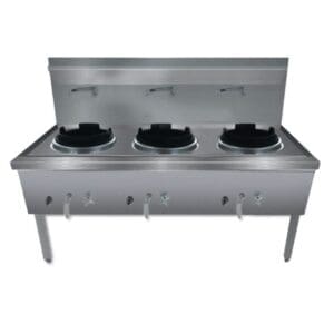 Gasmax WW-3N Triple Wok Gas Burner – Natural Gas / LPG
