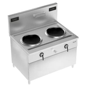 IWOK Heavy-Duty Double Induction Wok Burner IWOK-2