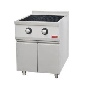 Induc IEC2-6-700 Electric Chargrill on Cupboard Stand