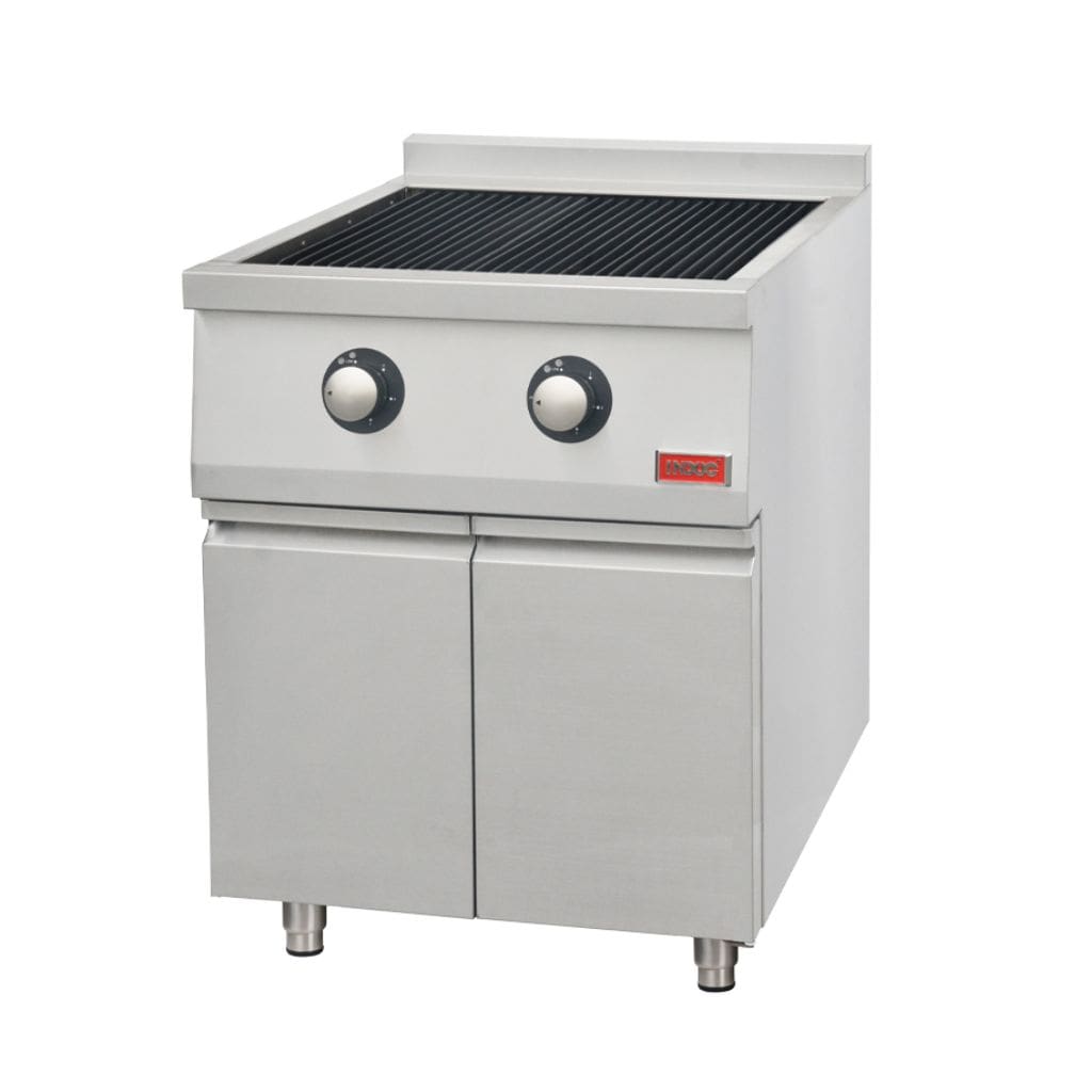 Induc IEC2-6-700 Electric Chargrill on Cupboard Stand