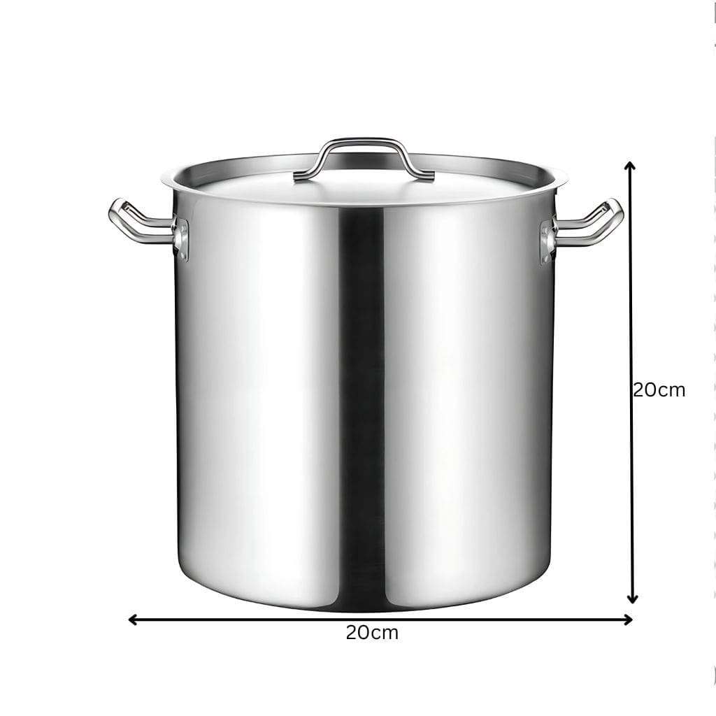 Kitchenknock Small 6L Stainless Steel Stock Pot