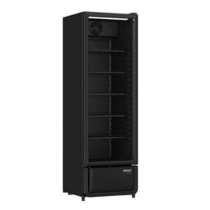 CDS Single Door Upright Display Fridge 380L Black