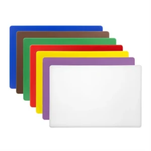 Hygiplas Low Density Chopping Board Set 450x300x20mm (7 Pack)
