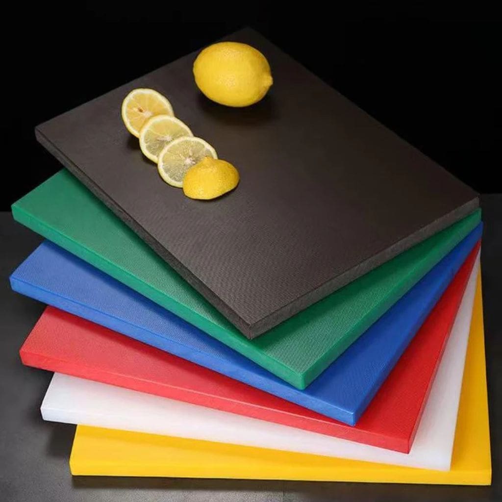Polyethylene Cutting Boards available in 6 colours