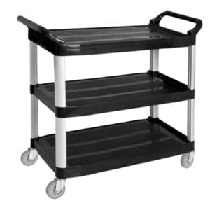 Foodtek 3 Tier Utility & Serving Trolley Polypropylene JD-UC340-1