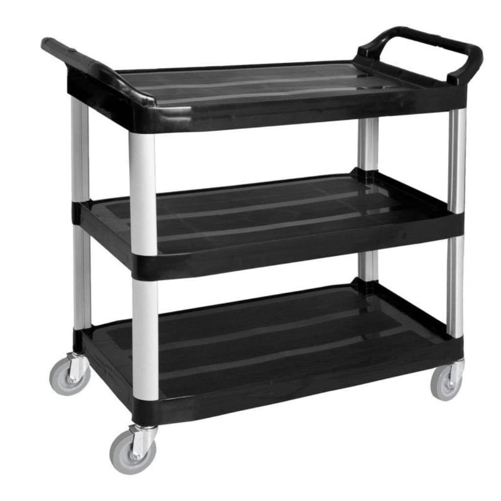 Foodtek 3 Tier Utility & Serving Trolley Polypropylene JD-UC340-1
