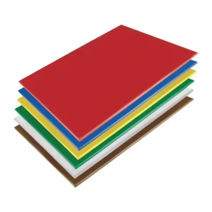 Hygiplas Chopping Board Set with Rack 60×45×10cm (6 Pack)
