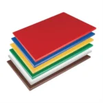 Hygiplas Chopping Board Set with Rack 600 × 450 × 20mm (6 Pack)